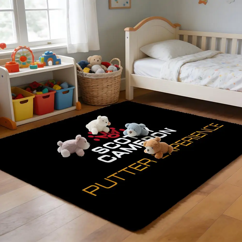

Floor Mat Soft Flannel Rug Non-Slip Absorbent Mat for Bathroom Bedroom Home Decor Cute Capybara
