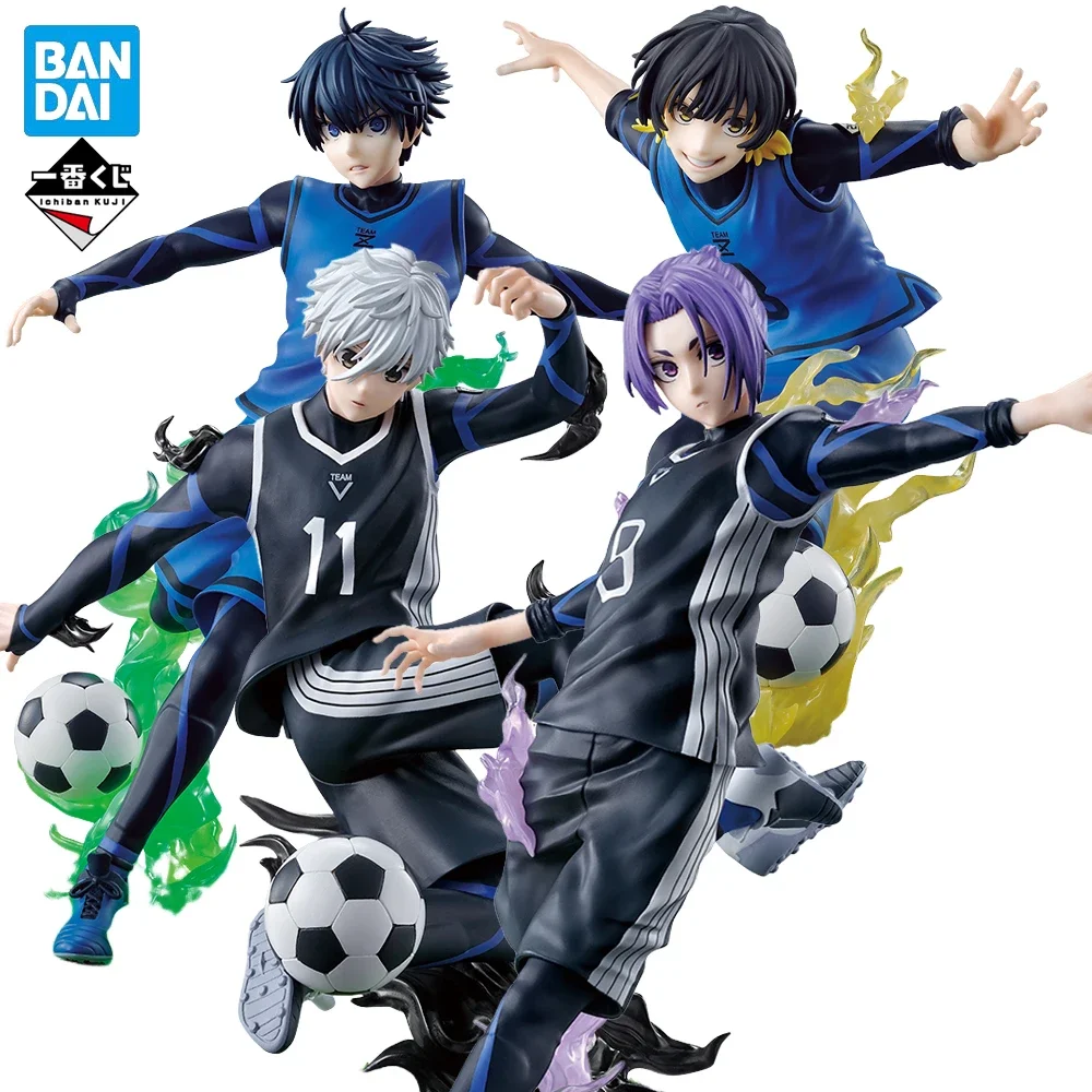 

Original Bandai Ichiban Kuji BLUE LOCK Isagi Yoichi Bachira Meguru Nagi Seishiro Mikage Reo Anime Figure Collectible Model Gift