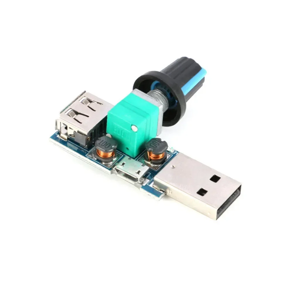 5W For USB Fan Controller for Adjustable Airflow DC 2 5V to 8 0V for Various 5V For USB Fans with Speed Regulation