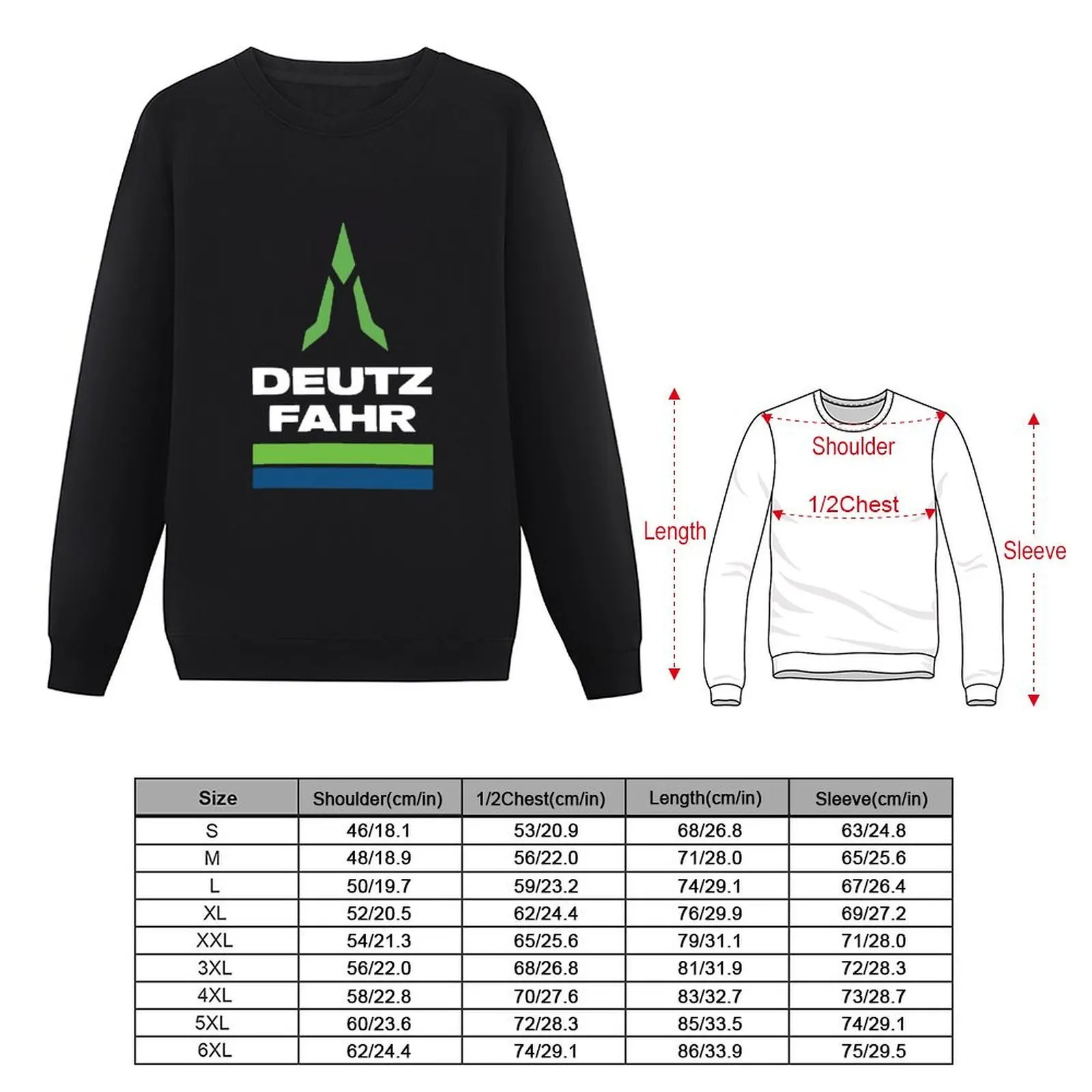 Best seller deutz fahr logo merchandise Pullover men clothes winter clothes men's sweat-shirt men's clothing oversize sweatshirt