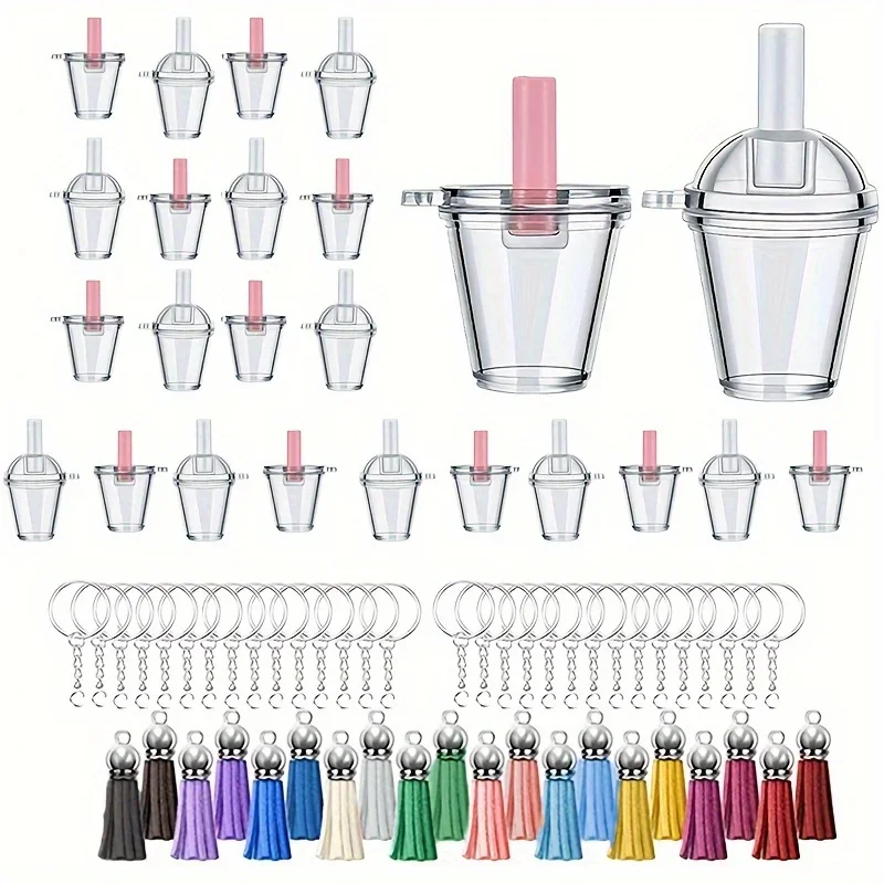 

20 компл. пластиковая чашка Shiwan DIY брелок подвески Ожерелье подвесные подвески брелки