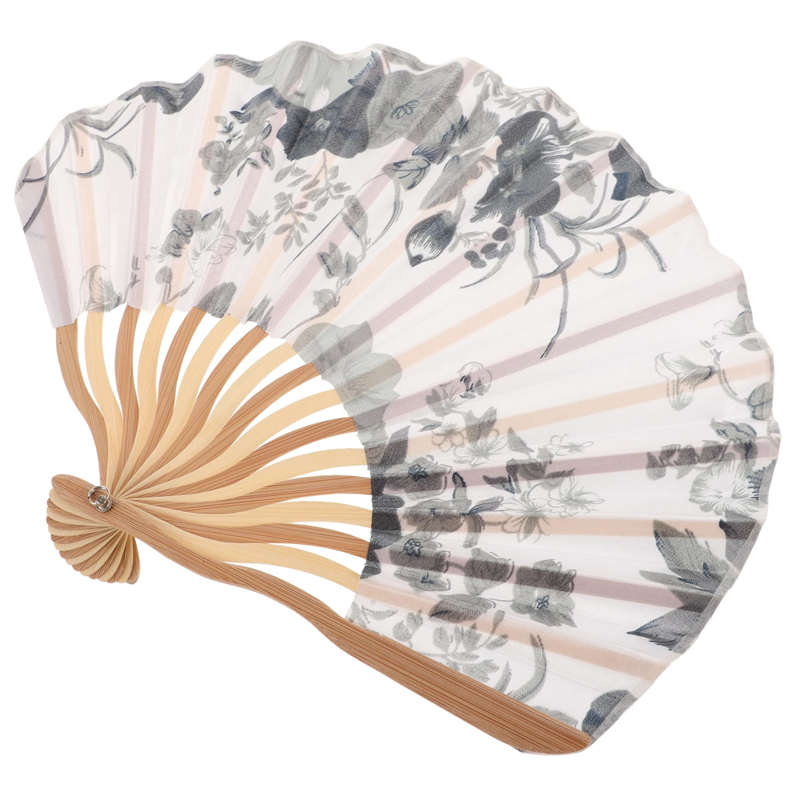 

Chinese H Decorative Portable Folding H held Stage Props namental Pieces Dragon Bone H Fans For Women Foldable Fans