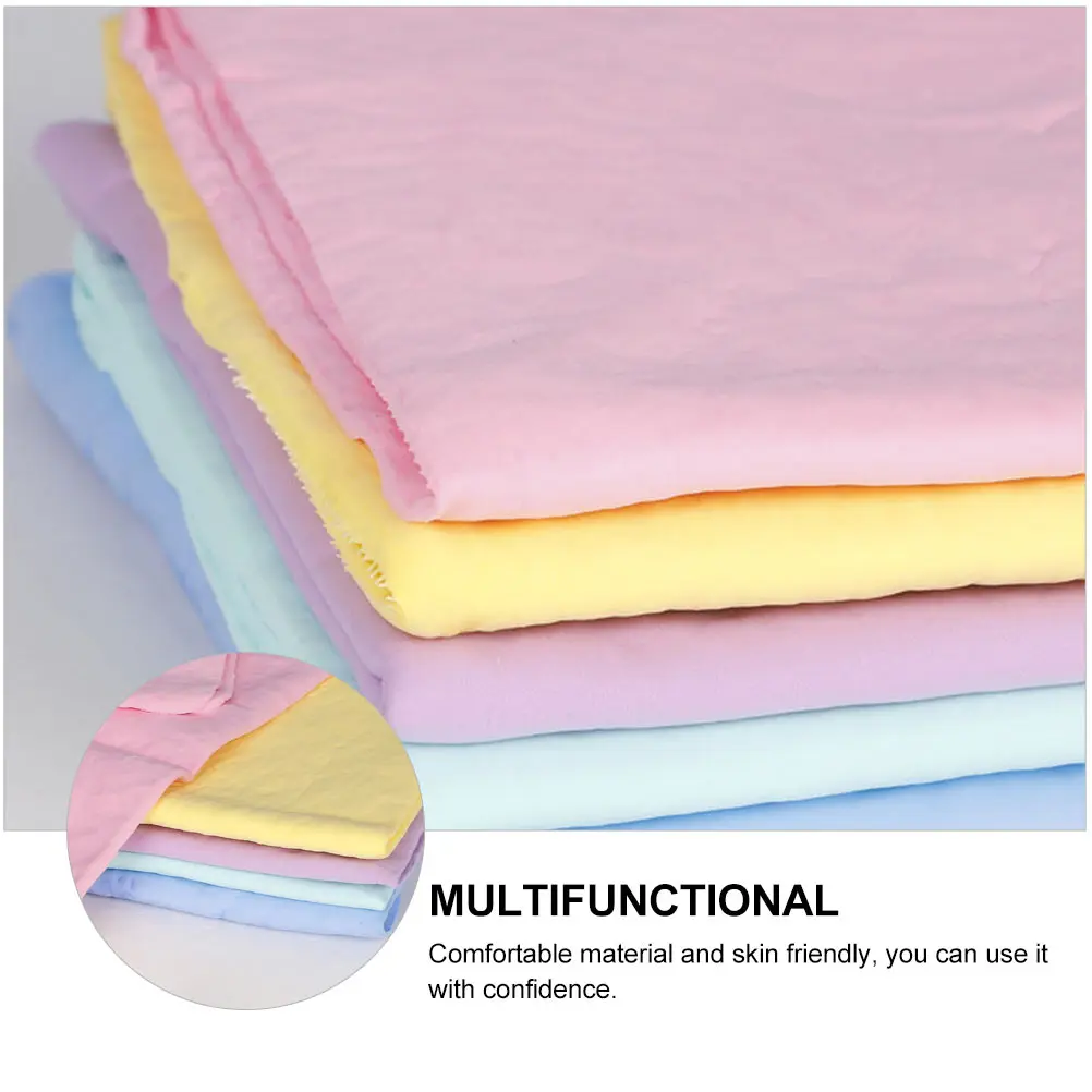 

5 PCS Quick Dry Pet Quick-drying Absorbent Towel Kitten Wiping Towels The Cat Bathing Supplies