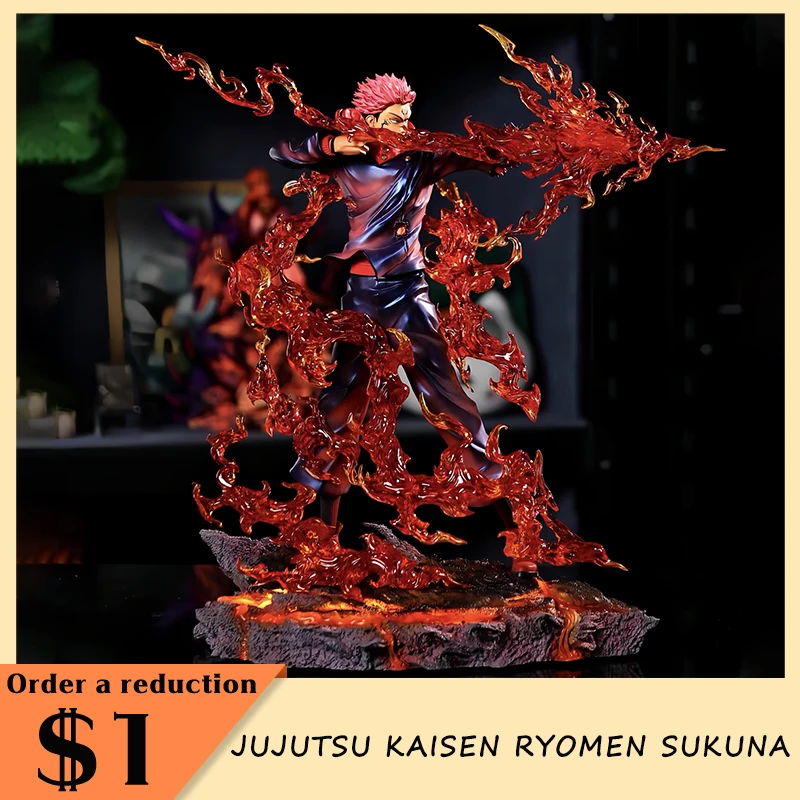 

Jujutsu Kaisen Ryomen Sukuna Itadori Yuji Anime Figure Model Toy King Of The Curse Returns To The Extreme Battle Collect Gift