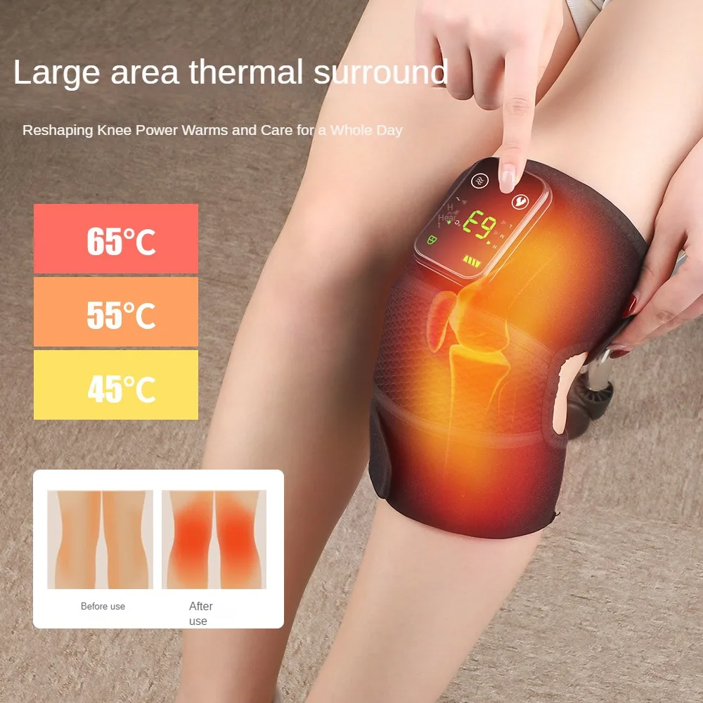 Heating Vibration Knee Pad Shoulder Elbow Pad Intelligent Temperature Control Vibration Massage Moxibustion Hot Compress Mat