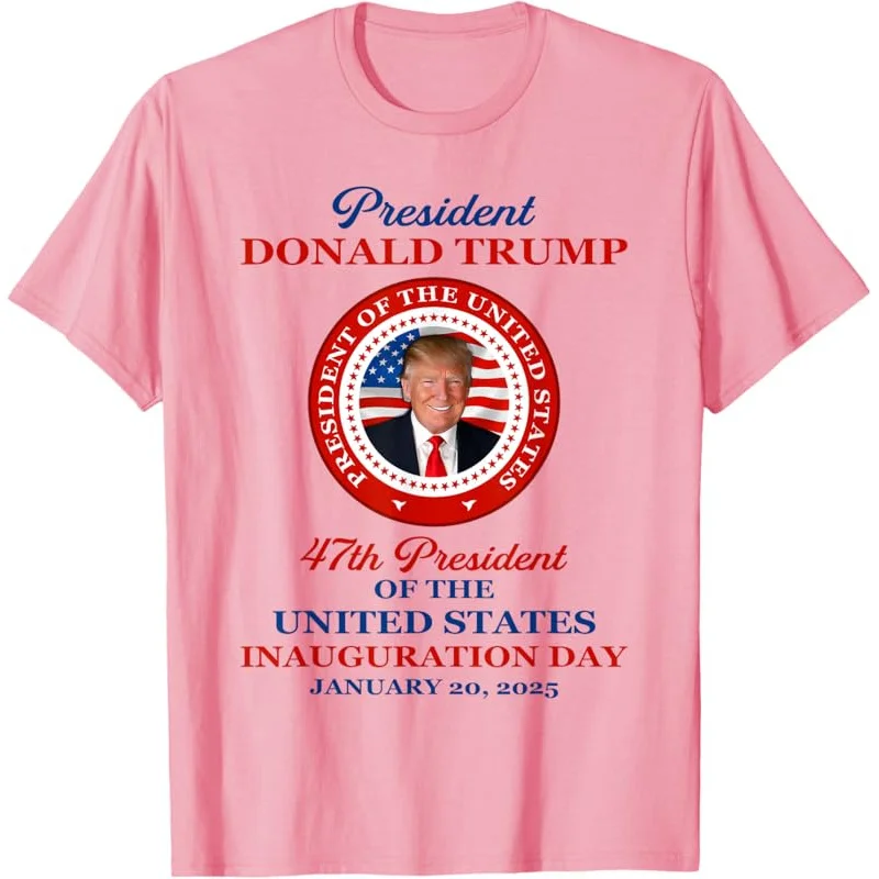 Donald Trump 47th President 2025 Inauguration USA Patriotic T-Shirt