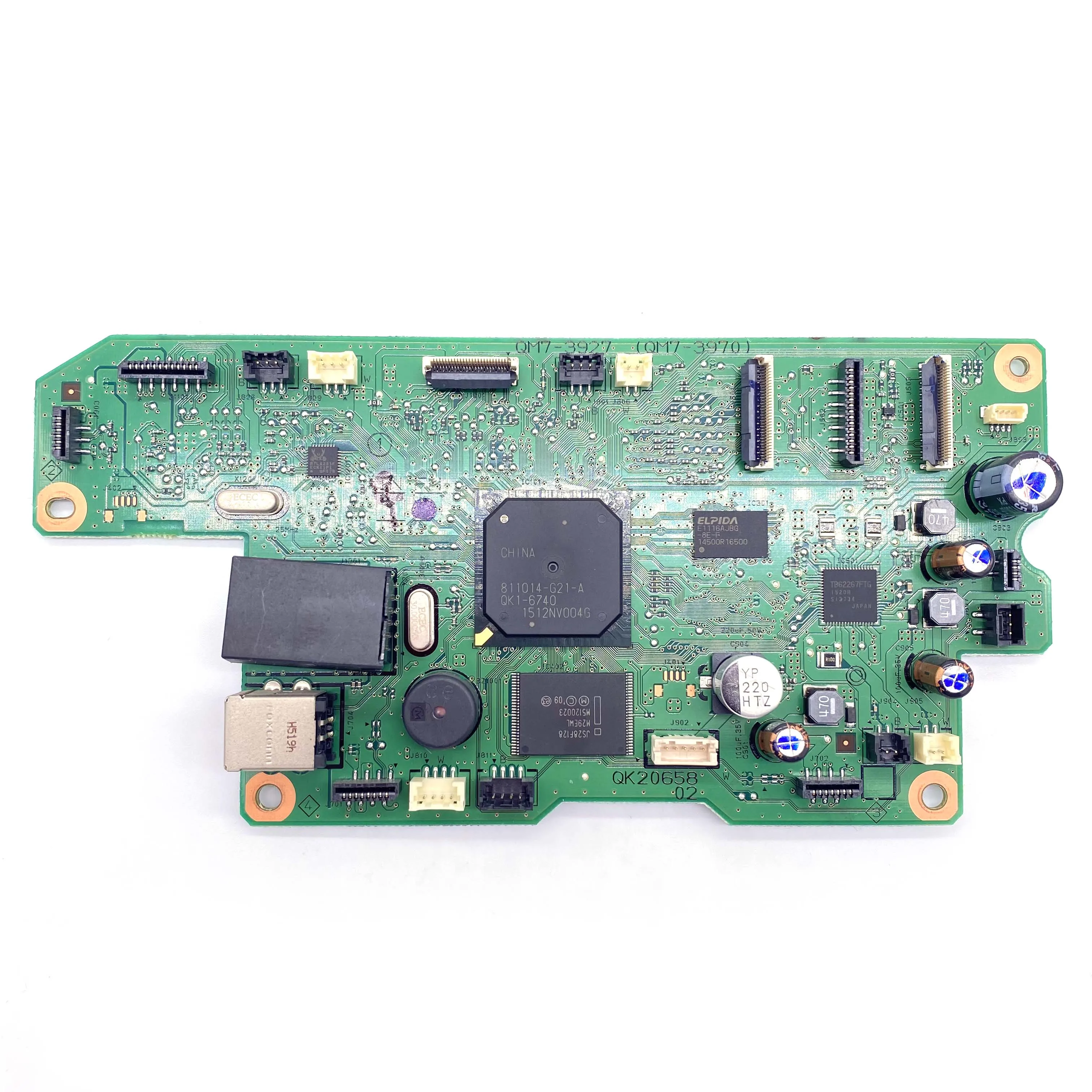 Imagem -02 - Mainboard Motherboard Qm73927 Qk20658 se Encaixa para Canon Mg7580 7580 Mg7580