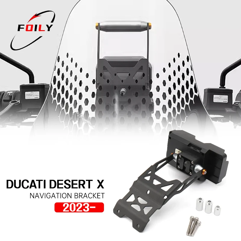 

Soporte adaptador de montaje para navegación GPS, accesorio para motocicleta, 22MM, Ducati DesertX Desert X DESERT X 2023