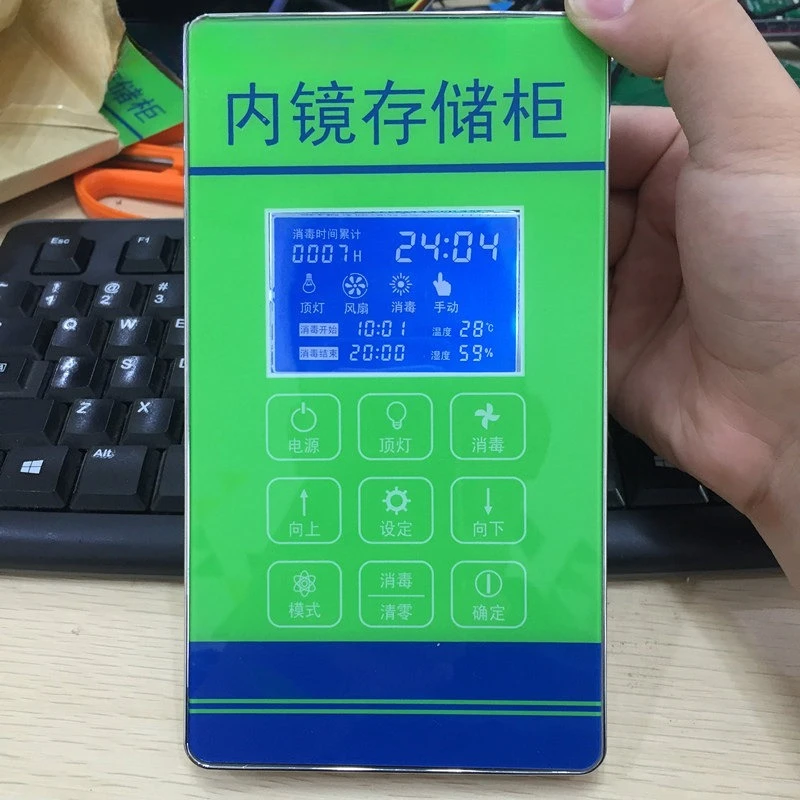 

Endoscopic Storage Cabinet Control Instrument Panel Temperature and Humidity Display with Disinfection Time Accumulator