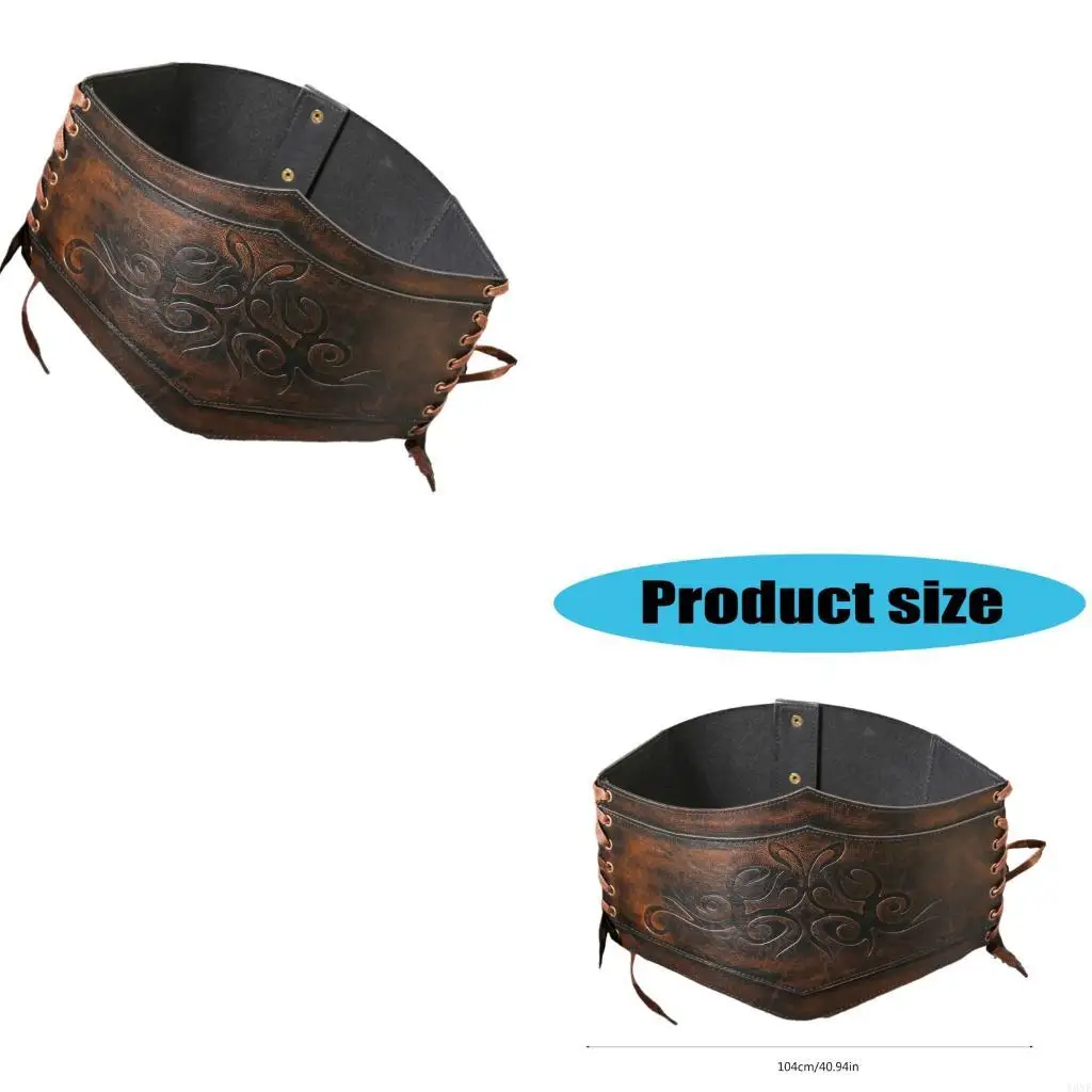 

Y3NE Элегантная кожаная талия Cincher Регулируемая пояс для костюма для костюма