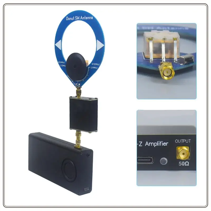 موثوق-TEF6686 راديو استقبال جميع الموجات FM/MW/الموجات القصيرة/LW راديو محمول مع مضخم هوائي دونات ، راديو TEF6686 R