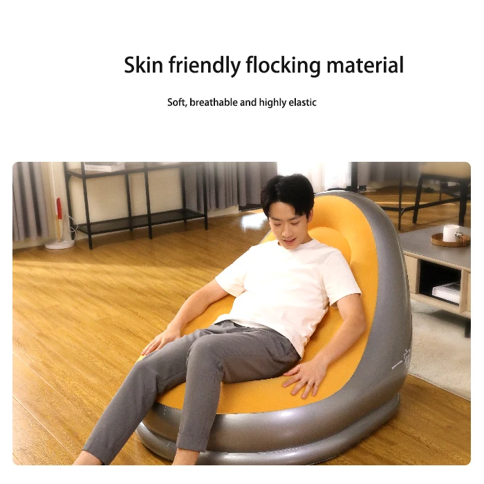 Xiaomi One Button Automatic Inflation Couch with Air Pump for Comfort, Leisure, Outdoor Camping, Home Relaxation