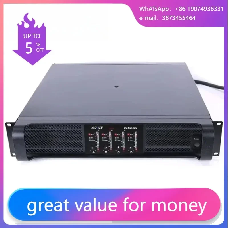 

Aoyue Amplificador DS-10Q Stereo Amplifier Chassis Audio Power Tube Amplifier