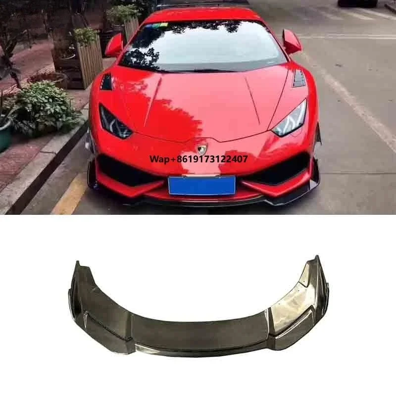 

Лидер продаж: Передний спойлер (губа) из карбона в стиле RZ для Huracan LP610, комплект обвеса