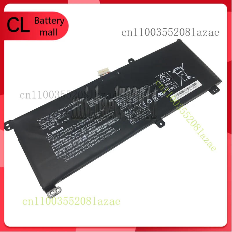 

New 11.49V 82.49Wh Genuine SQU-1609 Battery for Hasee 31CP5/58/81-2 Series