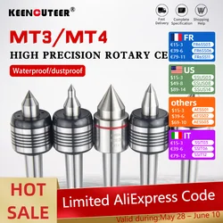 High Precision Rotary Center High-Speed Anti-Vibration Knife CNC Imported Bearing Alloy Center Lathe Movable Center MT3 MT4