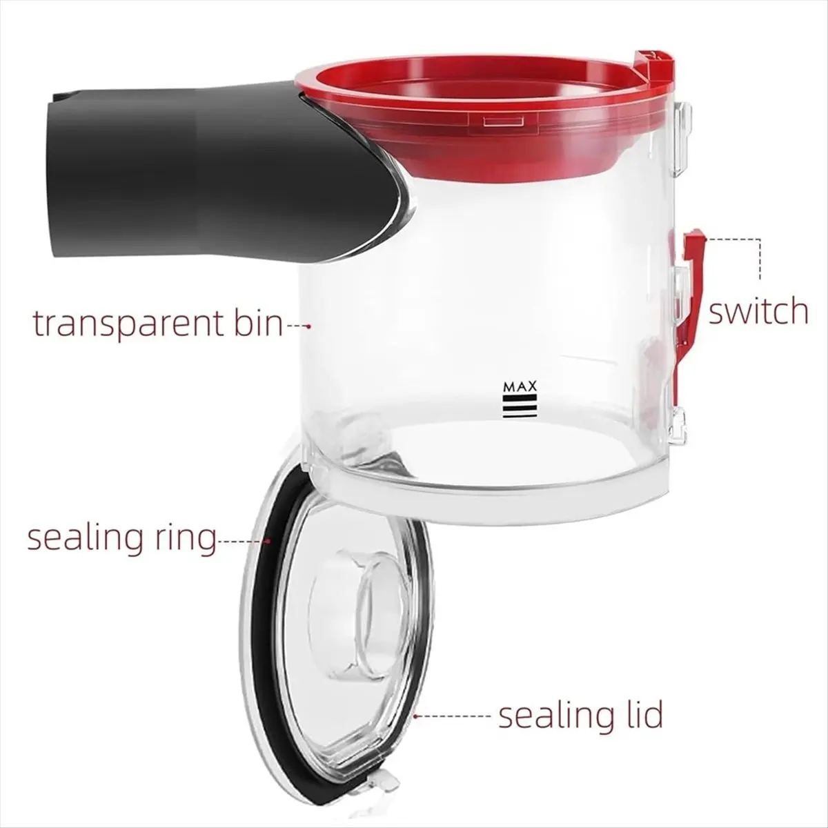 

Сменный пылесборник и фильтр для Dyson V7 V8 SV10 SV11, вакуумная канистра, ведро для пыли, насадки для предварительного фильтра