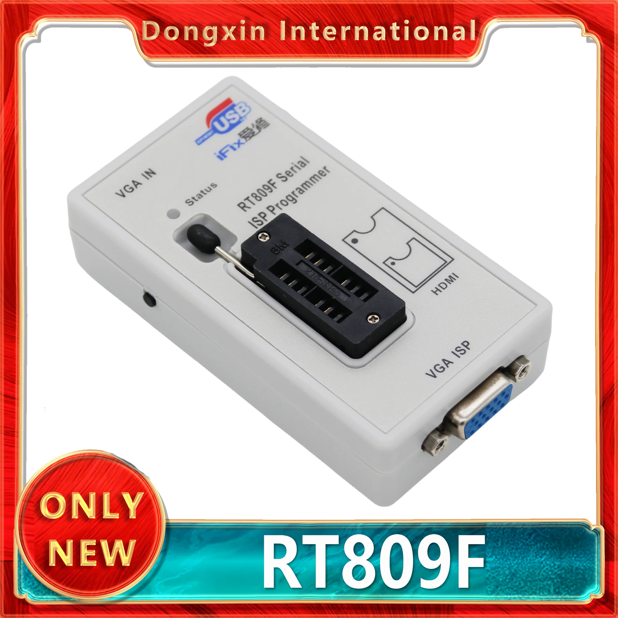 

Aishou RT809F High Definition USB LCD Programmer KB9012 Automatic Recognition One-Click Read Write Burning