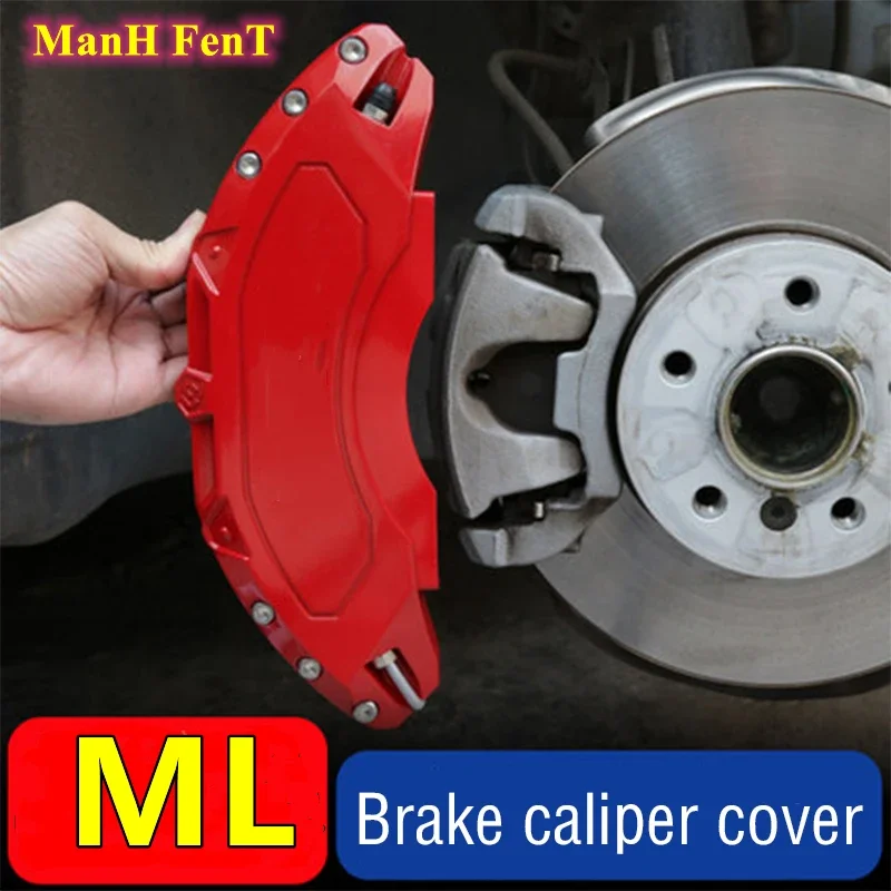 Car Brake Caliper Cover Aluminum Metal For Mercedes Benz ML 63 350 500 AMG 2007 2006 2005