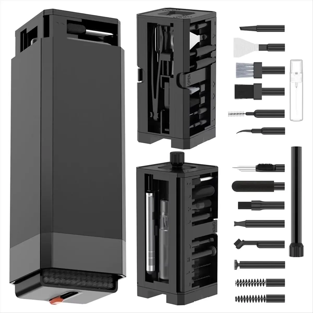 SWXF 32-in-1 Multi-Functional Deep Cleaning for Ports, , Keyboard, and Keycap Removal - Tools