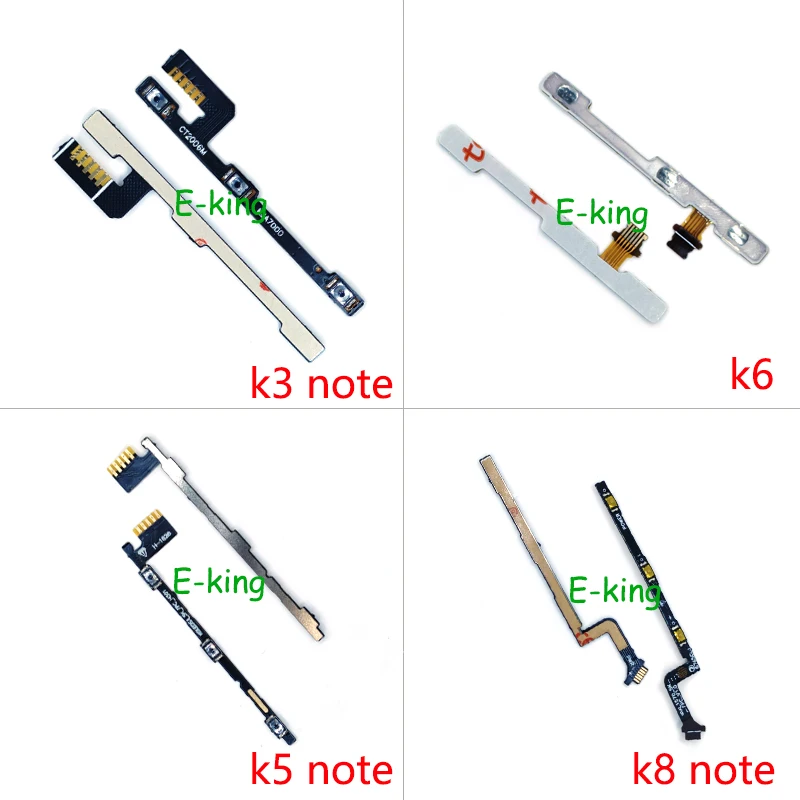 For Lenovo Vibe K5 K3 K6 K8 K9 K10 C2 Note Plus Power ON OFF Volume Up Down Side Button Switch Key Flex Cable