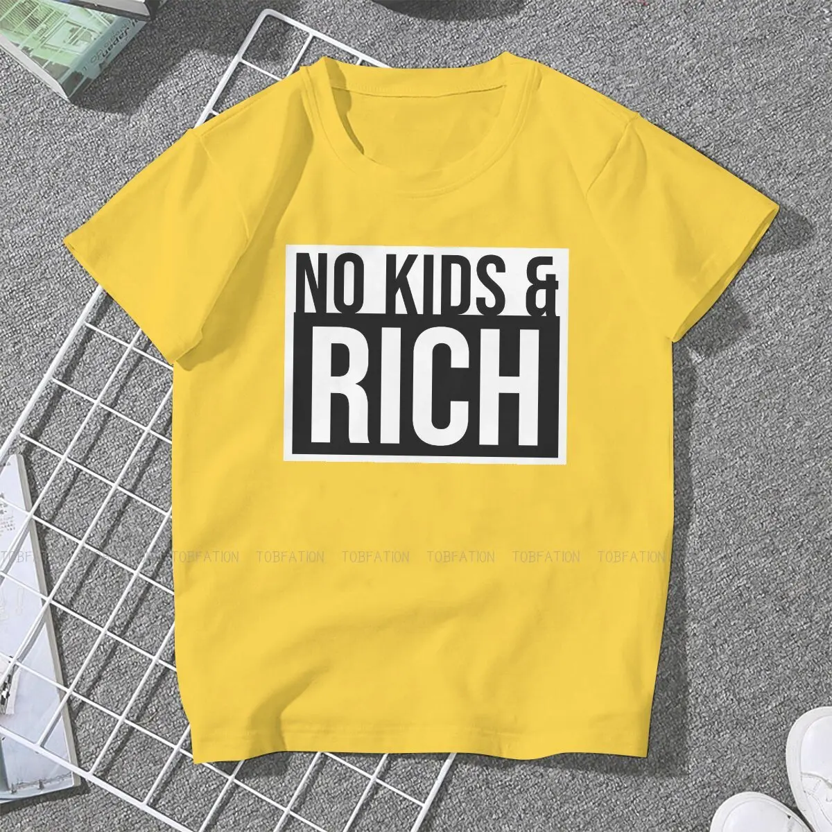 Rich Classic  5XL TShirt DINK Double Income No Kids Style Leisure T Shirt Women Short Sleeve Special Gift Clothes