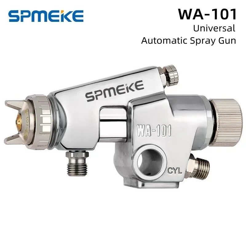 

SPMEKE Professional Automatic Spray Gun WA-101 High Atomization Reciprocating MachinePainting Tool Pneumatic Spraying Equipment