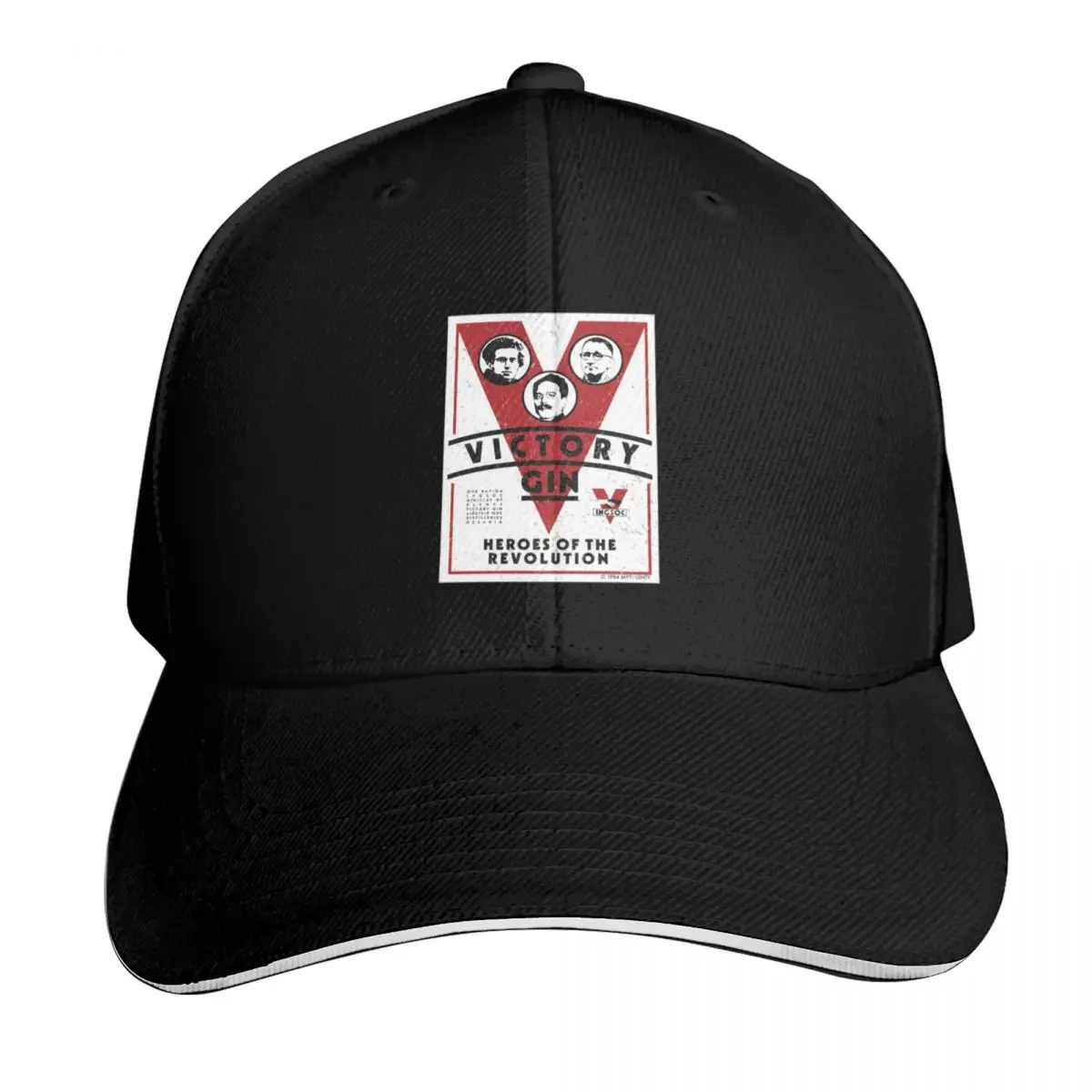INGSOC Victory Gin Baseball Cap Summer Beach Travel Streetwear Hip Hop Trendy Vintage Retro Embroidered
