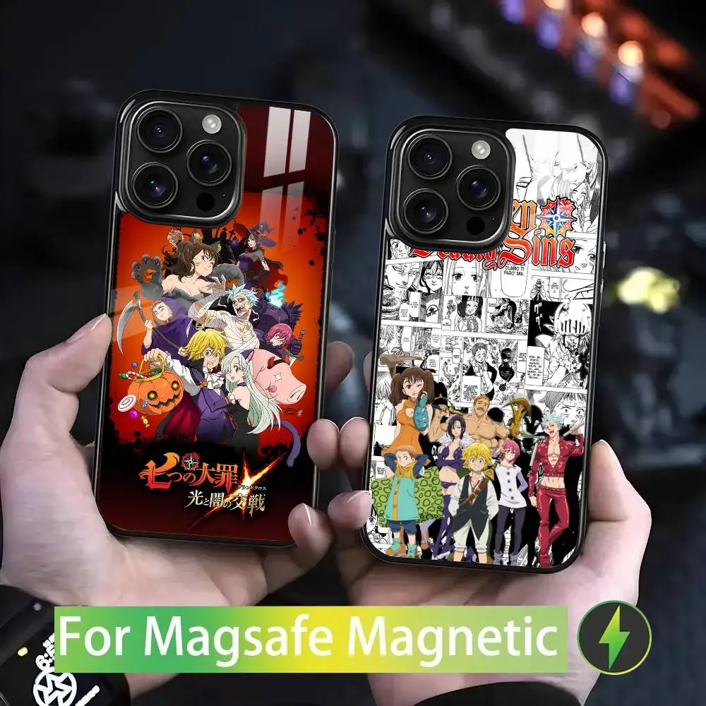 

The Seven Deadly Sin Phone Case For IPhone 17 16 15 14 13 12 11 Pro Max Plus Mini Magsafe Mirror Wireless Magnetic Cover