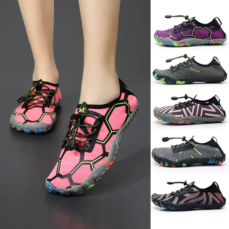 

Men's Beach oes Five-Finger Anti-Slip Diving Sos Women's Snorkeling Swimming Running hine Seood Gathering Yoga Couple