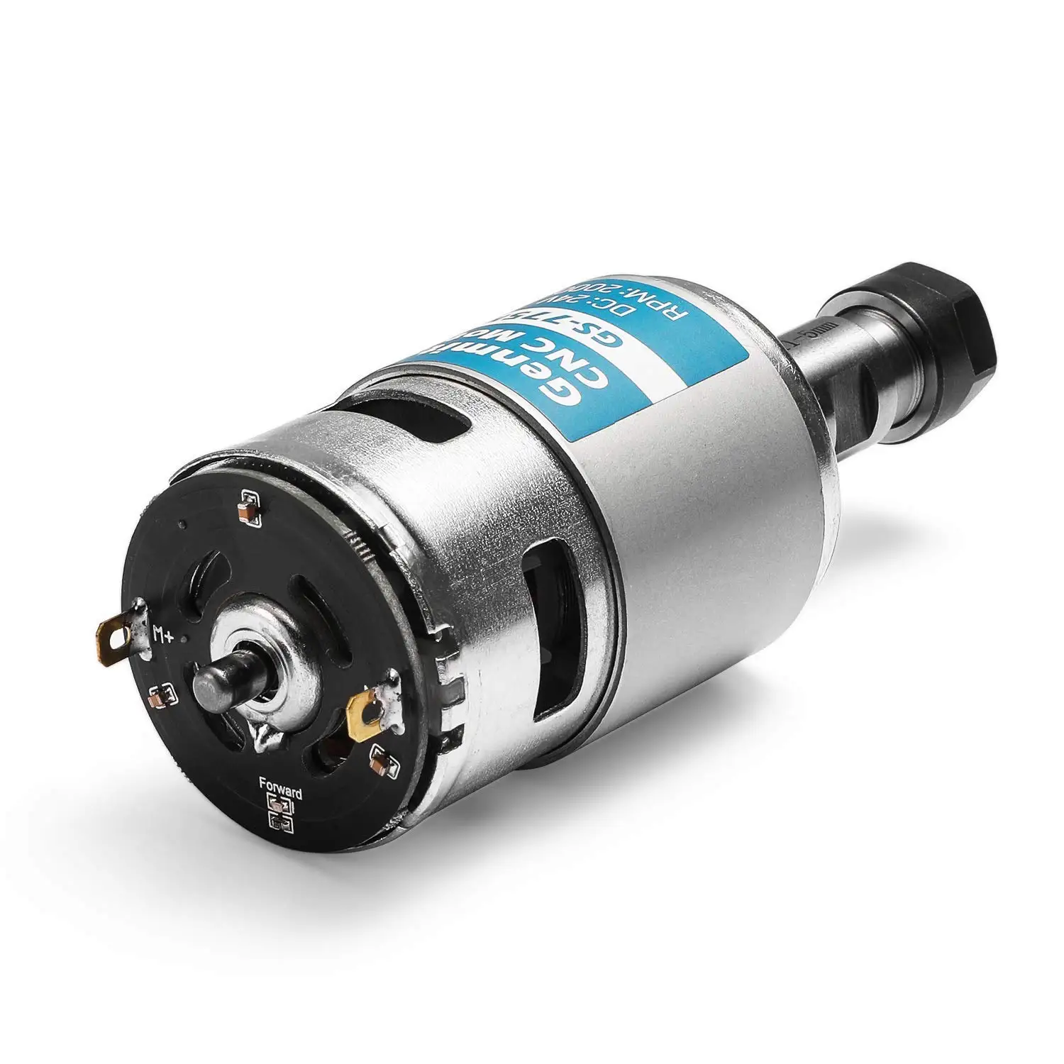 Imagem -02 - Motor do Eixo Cnc mm Er11 Collet Grupo dc 24v Motor Elétrico para 3018 Router 20000rpm 775 Genmitsu-gs775m