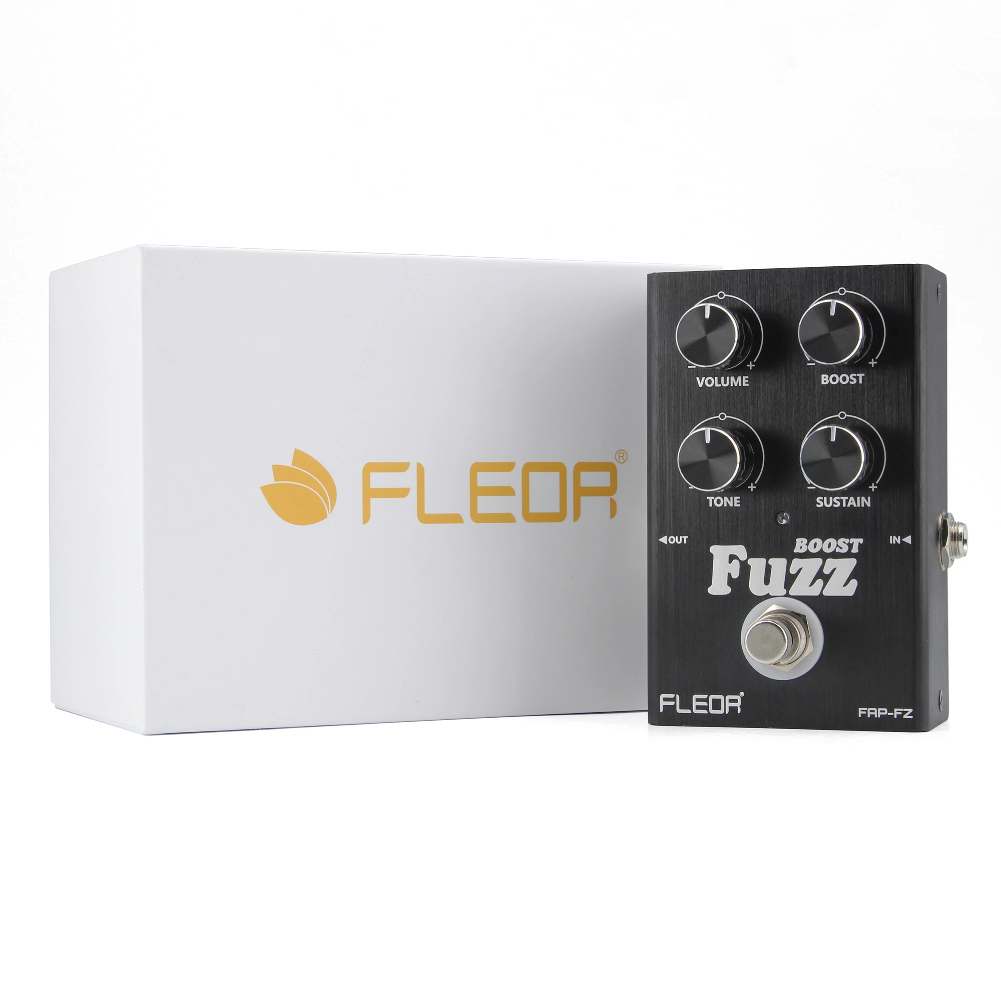 FLEOR FAP-FZ Fuzz Boost Guitar Pedal Vintage Silicon Fuzz True Bypass  4-Knob Control - AliExpress 18
