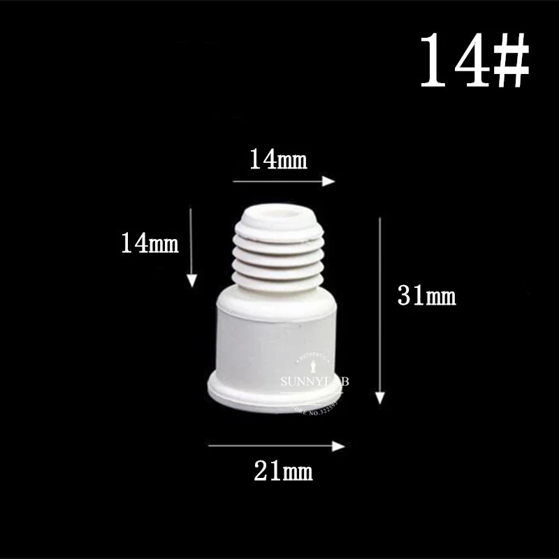 14# 19# 24# 20pcs 50pcs Anti Mouth Rubber Stopper Reverse Thread Cap Rubber Thread Flap Stopper Screw Sealing Plug