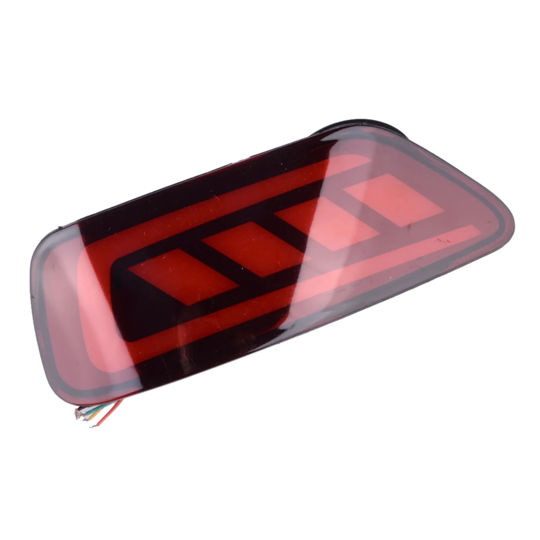 1 زوج عدسة حمراء LED المصد الخلفي بدوره أضواء عاكسة واحدة صالح ل جيب جراند شيروكي كومباس دودج رحلة 2016-2013 تيار مستمر 12 فولت