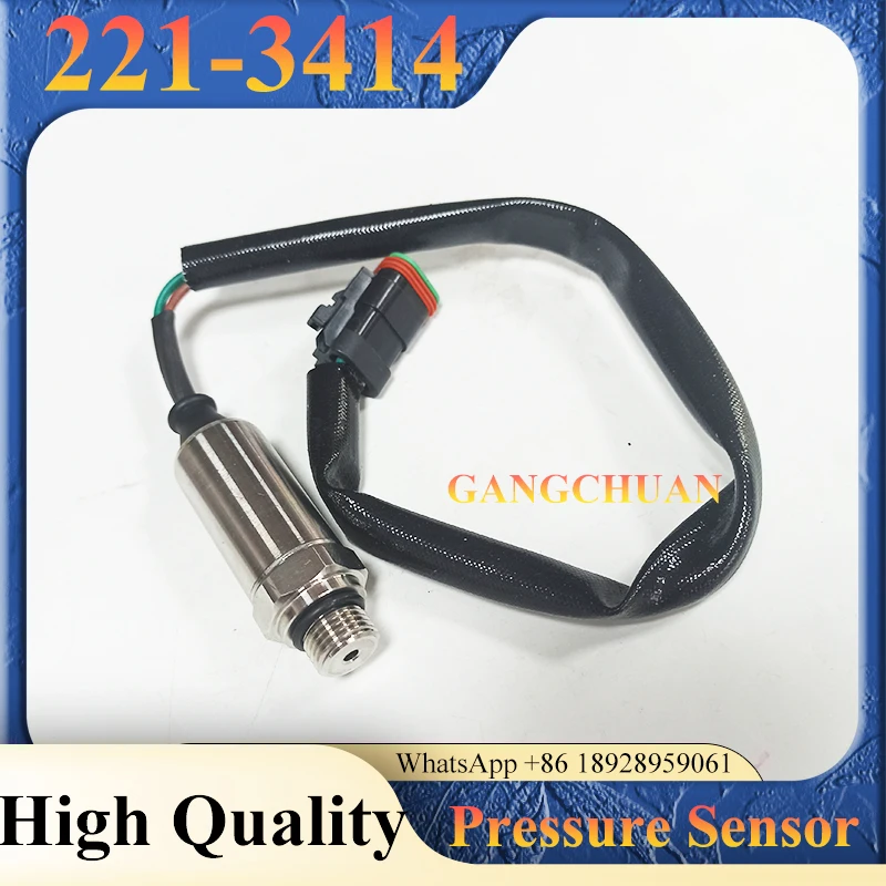 Hochwertiger Drucksensor 221-3414 2213414   für Caterpillar CAT 312 GC Baggerteile
