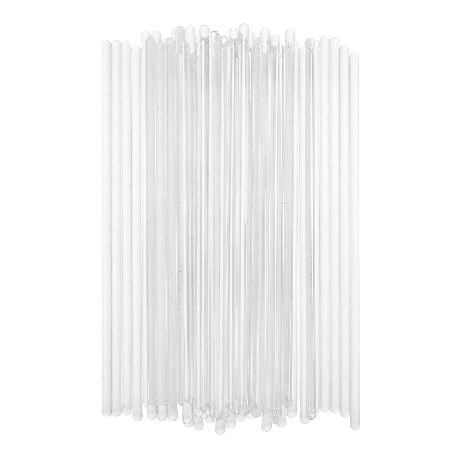 

50 Pcs High Temperature Resistant Glass Rod Drainage Rods Experimental Stir Sticks