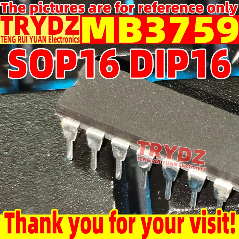 5-3pcs MB3759 DIP16 SOP16 Switching Voltage Regulator Control Power Management Conversion Chip IC