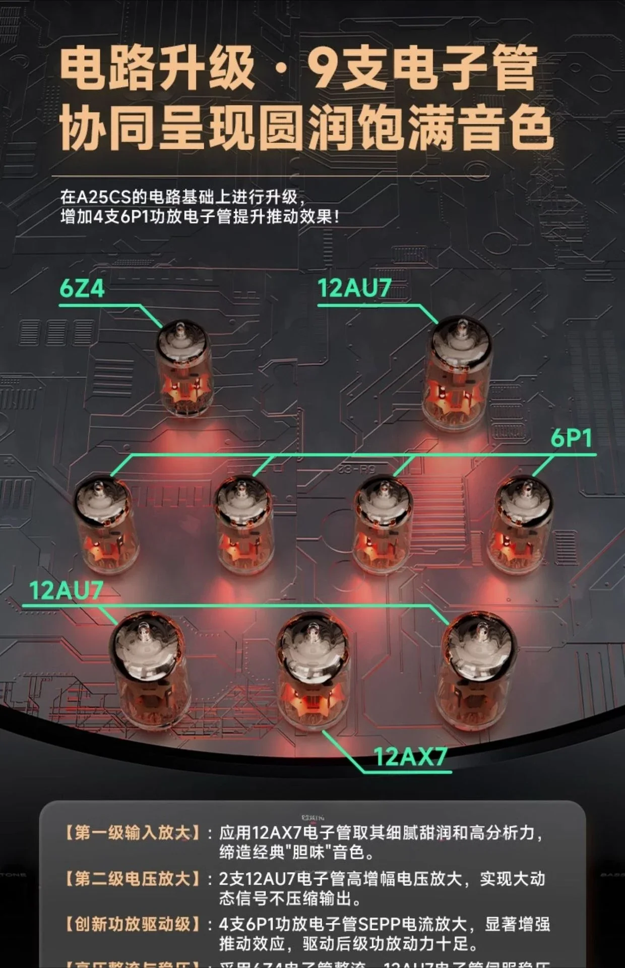 Front biliary stone fever grade high fidelity HIFI power amplifier combining machine
