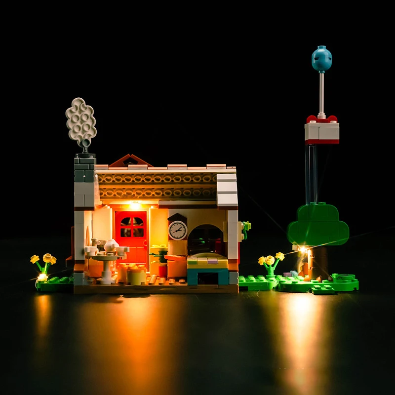 Juego de iluminación para edificio Modular urbano 77049 La visita de la casa de Isabelle no incluye bloques de construcción (solo kit de luces LED)