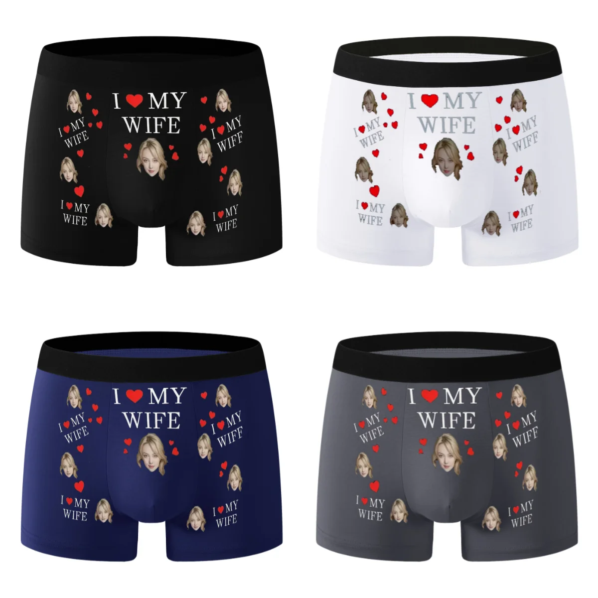 

4pcs new close-fitting boxer shorts are a musthave for men black underwear for the summer of 2025 is comfortable High quality