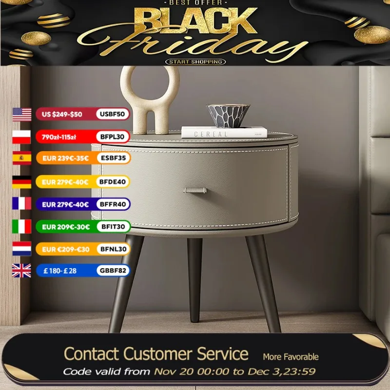 

Drawer Modern Bedside Table Aesthetic Designer Bookshelf Coffee Bedside Table White Minimalist Mesitas De Noche Furniture