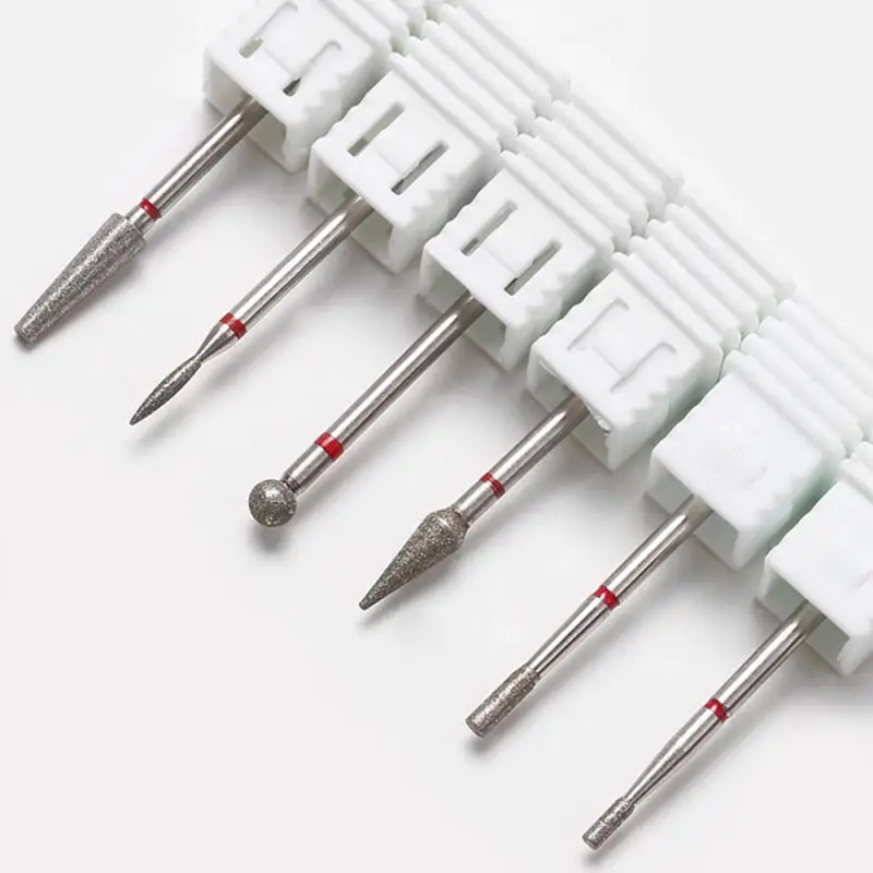 เครื่องมือหัวเจียรเล็บไฟฟ้าสำหรับตัดเล็บแบบหมุน3/32 "สว่านเจาะหนังกำพร้าเสี้ยน" จากรัสเซีย