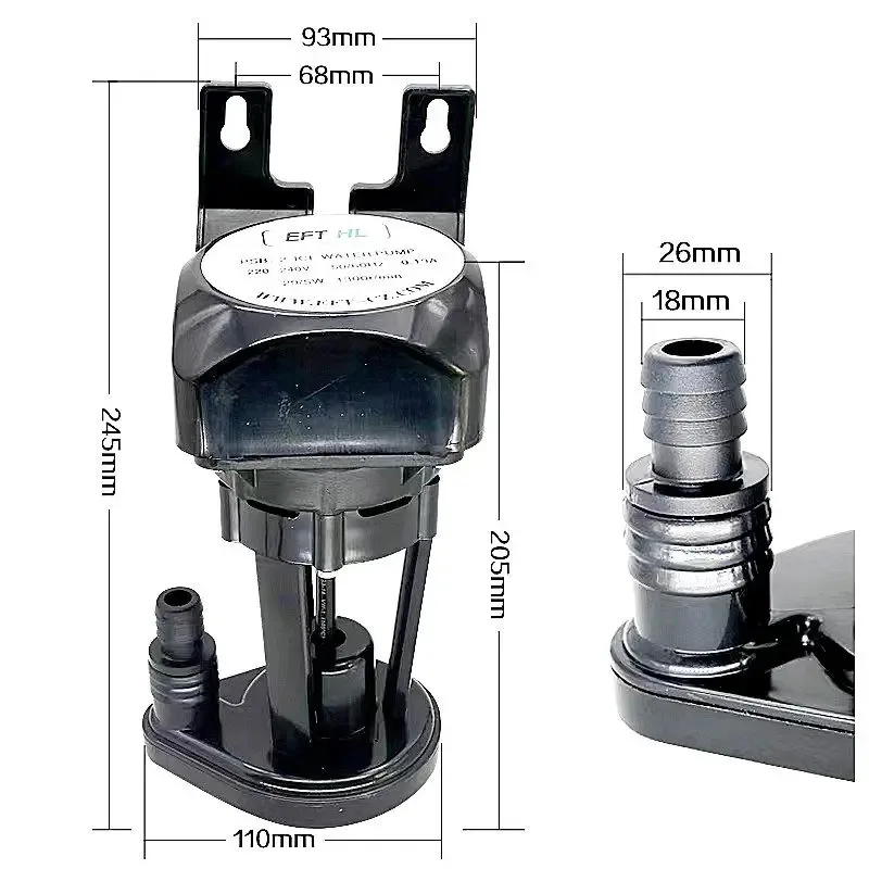 Ice Maker Water Pump PSB-2/29/5W - Ice Granule Machine PSB-3 Pumping Circulation Pump