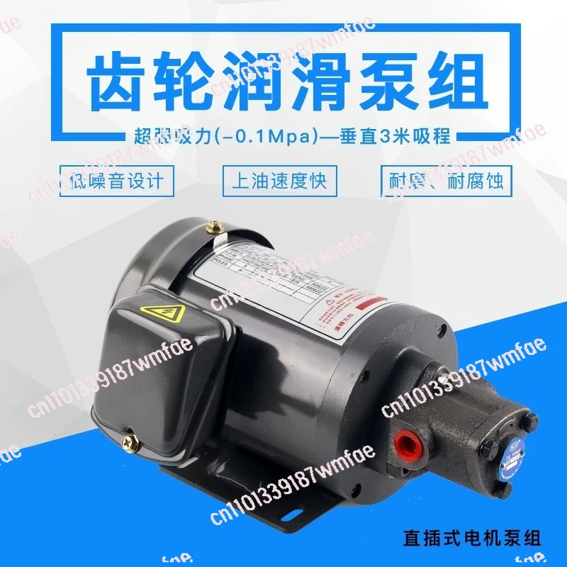 circulation cast iron pump All-copper wire oil pump and motor combined hydraulic gear lubrication cycloidal