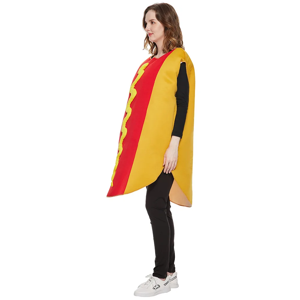 

Adult loween Hot Dog Cotton Added Costume Food Performance Sausage Role-plang Clothes Other Brand Autumn Faion