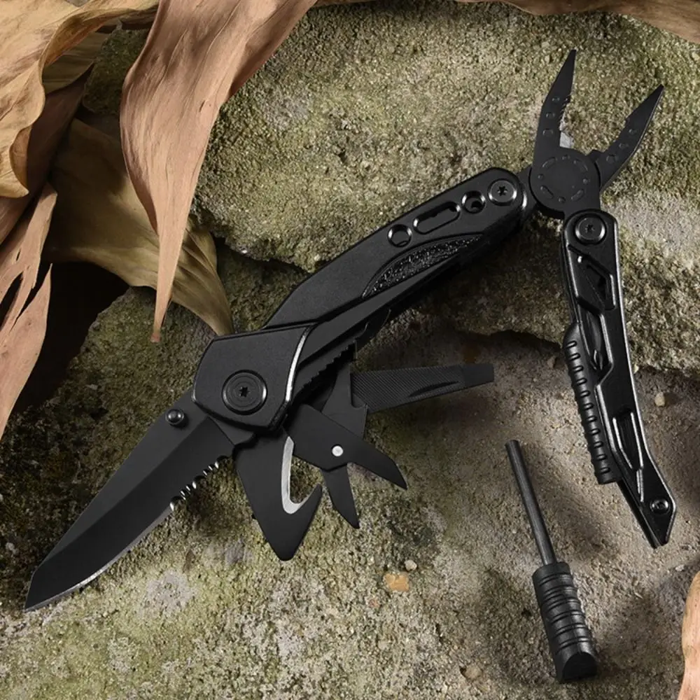 22 in 1 Multitool Plier Safety Lock with Screwdriver Sleeve Set Portable Folding Plier High Hardness Stainless Steel