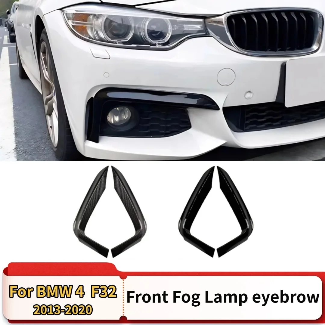 Tuning Accessories For BMW 4 Series F32 F33 F36 2013-2020 Front Bumper Lip Splitter Spoiler Fog Lamp eyebrow Eyelid Body Kit