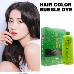 Brimless Shampoo 3 In 1 Black Hair Dye Coloring Shampoo Nourishes Long Lasting For Men Women Bubble Gray Hair Dye Shampoo 500ml