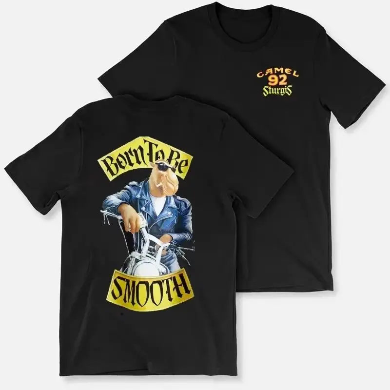 Camiseta Retro de coche Camel para cigarrillos, camisetas Vintage de algodón para verano, ropa de calle informal de manga corta, ropa holgada Unisex