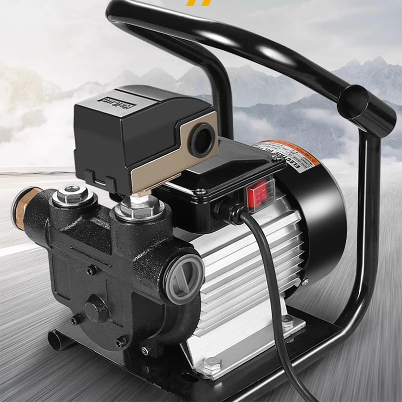Electric Oil Pump 12V 24V 220V Diesel Automatic Start Stop Self Priming Large Flow Small Refueling Machine